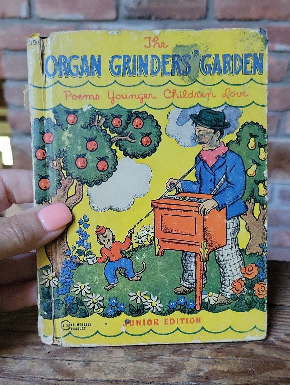 1940's The Organ Grinder's Garden Book Of Children's Poetry